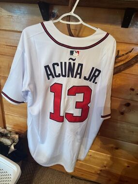 Authentic Acuna jr 13 braves ready for the park or couch